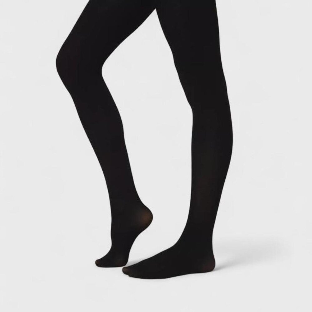 Urban Outfitters Black Opaque Tights